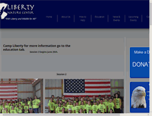 Tablet Screenshot of libertynaturecenter.org